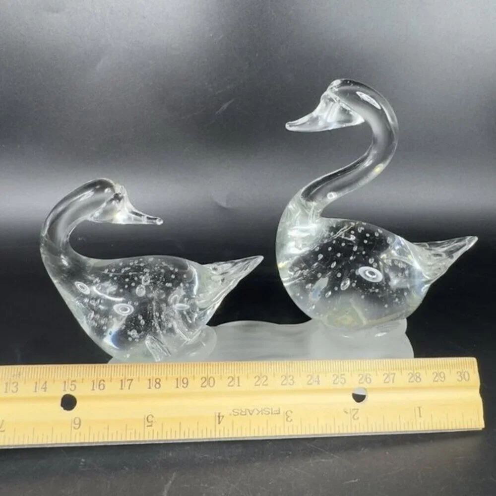 Vintage Glass 1980s clear